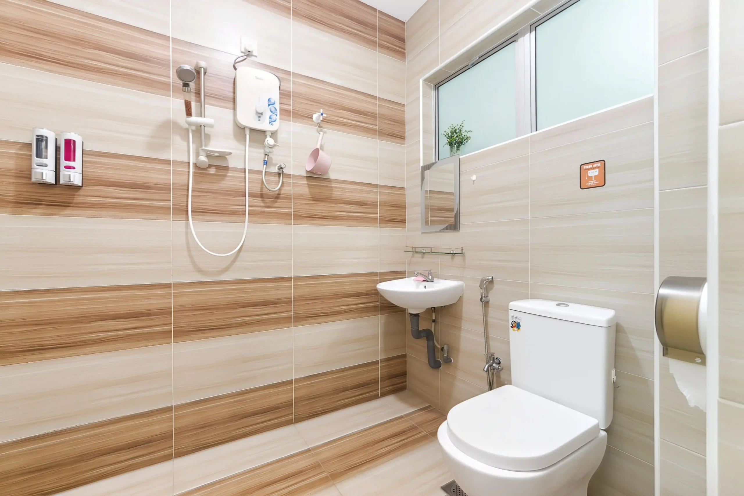 Hairdryer amenities provided across 6 bathrooms in event homestay